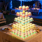 YestBuy 5 Tier Cupcake Stand for 60 Cupcakes, Birthdays and Dessert Tables - Image 6
