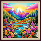Fanxvivy Stamped Counted Cross Stitch Kits by Fanxvivy