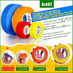 DEART 12PCS Colored Masking Tape, Kids Art Supplies, DIY Craft Tape, Colored - Image 3