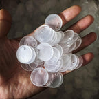 100pcs with Holes 1inch Blank Mini Acrylic Round Sheets | 2mm Thick, - Image 2