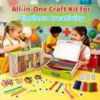 Kid Made Modern Arts and Craft Kit – A DIY 3.8 Pounds of Hobby Craft Supplies & - Image 3
