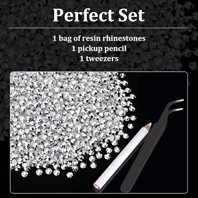 5000pcs 3mm Resin Rhinestones Bulk - Image 4
