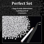 4000pcs 4mm Resin Rhinestones Bulk - Image 4