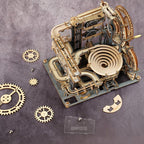 ROKR 3D Wooden Puzzles for Adults Marble Run Model Building Kit - Image 2
