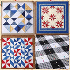 168 Pack 5-inch Cotton Fabric Squares, 5″ Precut Cotton Fabric Squares - Image 4