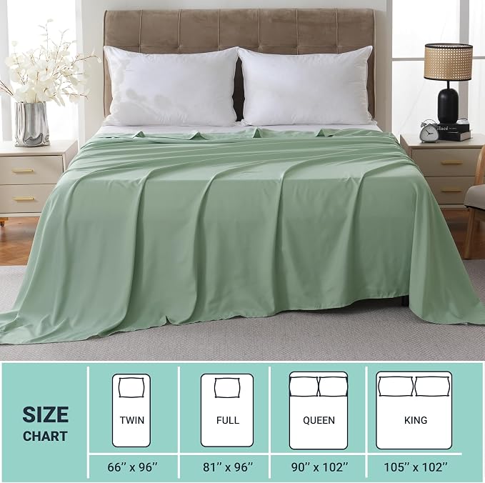 ZPECC Bulk Flat Sheets Only Queen Size 6 Pack, Easy Sort Top Bed Sheet by - Image 5