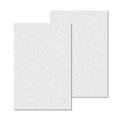 2 Pack 8'' x 12'' Glitter Silver Acrylic Sheet, 3mm Thick Acrylic Plexiglass by Unknown