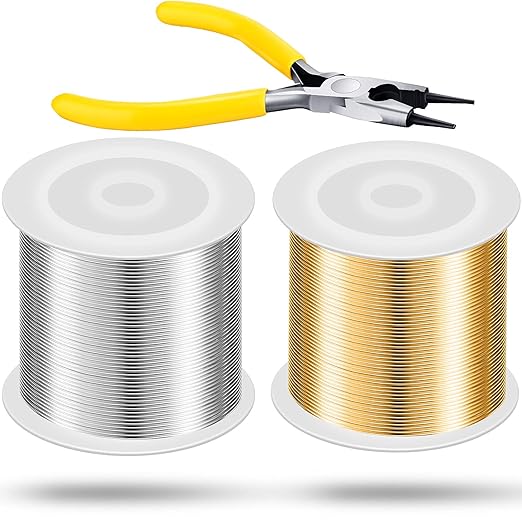 Mudder 2 Rolls Gold 20 Gauge Wire by Mudder