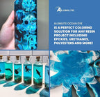 Alumilite Liquid Dye Ocean Blue 1 Oz, Highly Concentrated Dye - Image 3