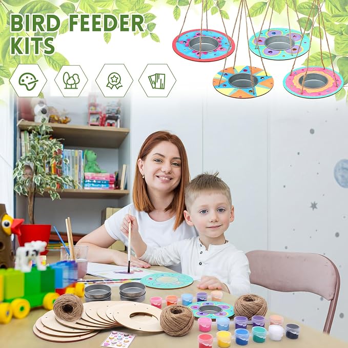 CroBlissful 12 Pack Bird Feeder Craft Kits - Image 4