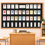 Black Brick Bulletin Board Roll Non-Woven Fabric Poster 16in X 12ft | Back to - Image 4