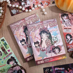 Girl's Japanese Retro Sticker Book, Anime Showa Girl Theme - Image 6
