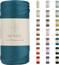 Sensy Premium 2mm 251 Yards Polyester Rope 100% Polypropylene Cord Macrame Cord by SSENSY