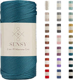 Sensy Premium 2mm 251 Yards Polyester Rope 100% Polypropylene Cord Macrame Cord by SSENSY