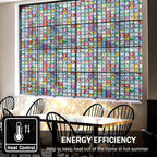 Stained Glass Window Film, Rainbow Tint, Privacy Film, Decorative Stickers - Image 6