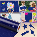Inkspire Night Sky Bulletin Board Paper Roll, 14.8FTx47IN Large Reusable - Image 5