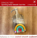 ORACAL 851 Cast Crystal Clear Metallic Sparkle Glitter Craft Film Premium - Image 7
