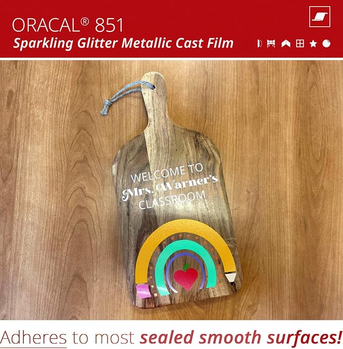 ORACAL 851 Cast Crystal Clear Metallic Sparkle Glitter Craft Film Premium - Image 7