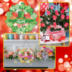 Cinnvoice 12 Pcs Summer Seasonal Diamond Art Hanging Ornament Kit - Image 5
