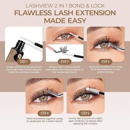 LASHVIEW Lash Bond and Seal Cluster Lash Glue - Image 7