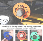 4Pcs Wheel Bolt Pattern Measuring Guides | 4 | 5 | 6 Lug Measuring Tool | SAE & - Image 5