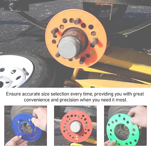 Wheel Bolt Pattern Template Tool, Lug Bolt Pattern Measuring Guides - Image 6