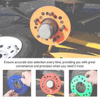 Wheel Bolt Pattern Template Tool, Lug Bolt Pattern Measuring Guides - Image 6