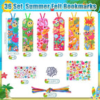 Capoda Summer Bookmark Craft Kits Felt DIY Make Your Own Bookmark - Image 2