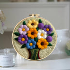 Wonafa DIY Wool Needle Felt Starter Kit, Beginner Needle Felt Kit - Image 5