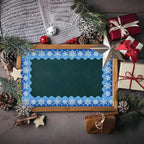 69 Feet Winter Snowflake Bulletin Board Borders, Scalloped Borders Bulletin - Image 3