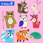 KRAFUN Woodland Animal Sewing Kit - Image 3