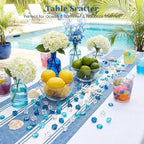 DomeStar 150PCS Assorted Blue Fake Ice Rocks Vase Fillers, Aquarium Gravels - Image 4