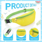 Hsei 2 Pcs Mesh Shell Bags for Beach Shelling Seashell Collecting Fanny Pack - Image 2