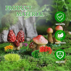 140Pcs DIY Miniature Colorful Flower Cluster Self Adhesive Flower Vegetation - Image 8