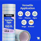 TapeManBlue Clear Transfer Tape - Image 4