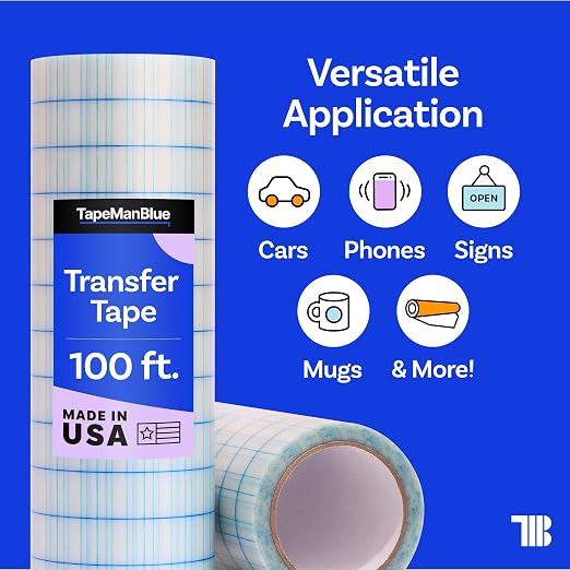 TapeManBlue Clear Transfer Tape - Image 4