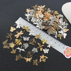 WOCRAFT 100pcs Butterfly Charms - Image 3