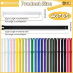Zippers for Sewing, DOITEM Nylon Coil Zippers - Image 2