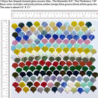 Magic Iridescent Fan Shaped Glass Mosaic Tiles - Image 4