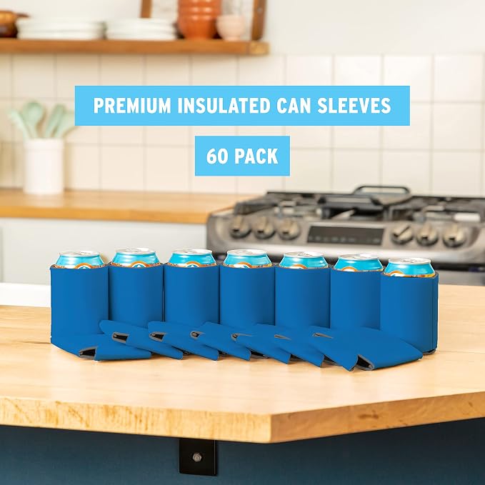 Blank Beer Can Cooler Sleeves Soft Insulated Beer Can Coolies - Image 6