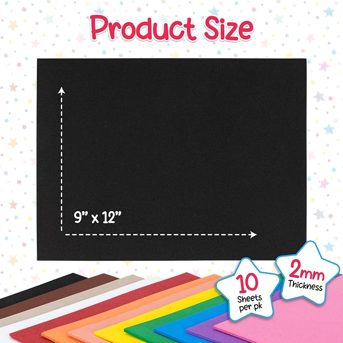 Hygloss Craft Foam Sheets - Image 3