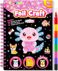 FUNNYB&G Foil Art Craft Kit for Girls 4-10 Years Old: Mess-Free & No-Glue by FUNNYBG