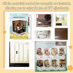 Flever Dollhouse Miniature DIY House Kit Creative Room - Image 6