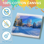 ESRICH Small Canvas Pack of 36, 5x5In Blank Canvases - Image 3