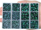 10000Pcs 2-Boxes Mixed Size Hot Fix Round Crystals Gems Glass Stones Hotfix - Image 4