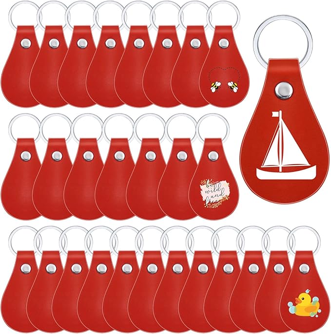 Taiyin 30 Pcs Leather Key Fob Kit by Taiyin