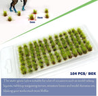 Woohome 208 PCS Static Grass Tuft Model Grass Tufts Terrain Model Kit Resin - Image 4
