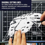 U.S. Art Supply 9" x 12" Self-Healing Cutting Mat 5-Ply - Image 4