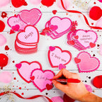 Eaasty 1080 Sheets Valentine's Day Heart Cutouts Paper Heart Cutouts Assorted - Image 5