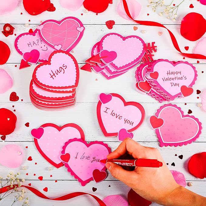 Eaasty 1080 Sheets Valentine's Day Heart Cutouts Paper Heart Cutouts Assorted - Image 5